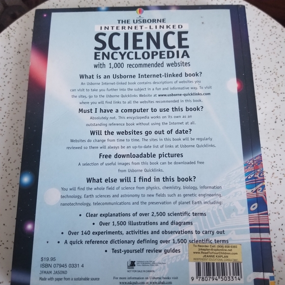 Science Encyclopedia Book -New - Picture 2 of 3